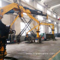 High Efficiency 1.5T10M Knuckle and Telescopic Boom Marine Deck Cranes